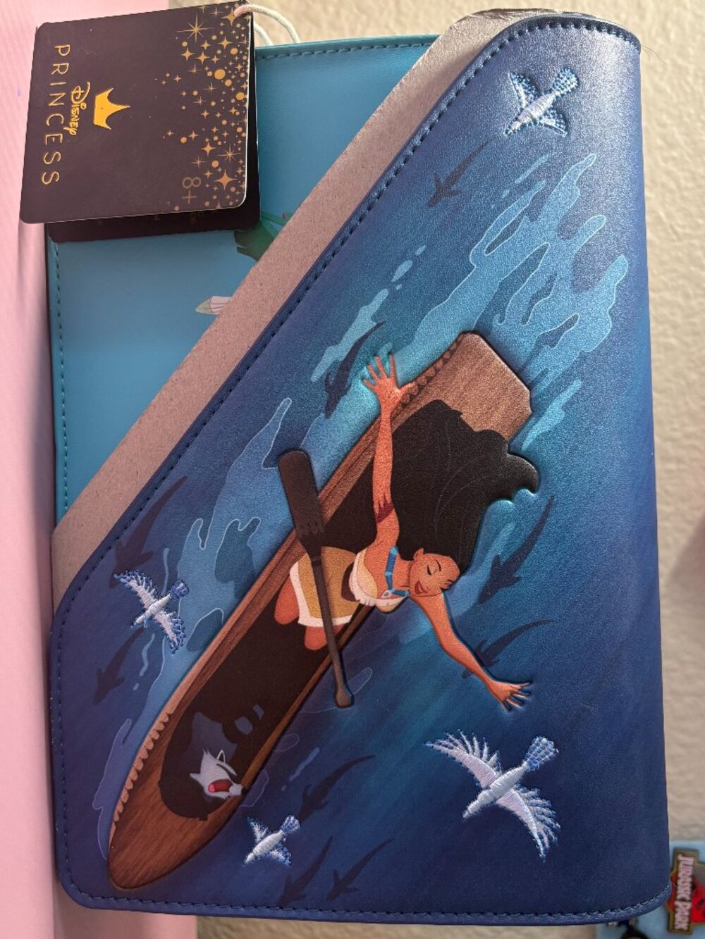 Loungefly Disney Pocahontas Just Around The River Bend Crossbody Bag